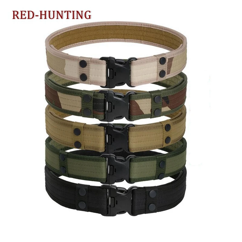 

New 130CM 1.5 Inch Tactical Belt Molle 600D Nylon Military Equipment Belts Army Male Outdoor Belt Accessories