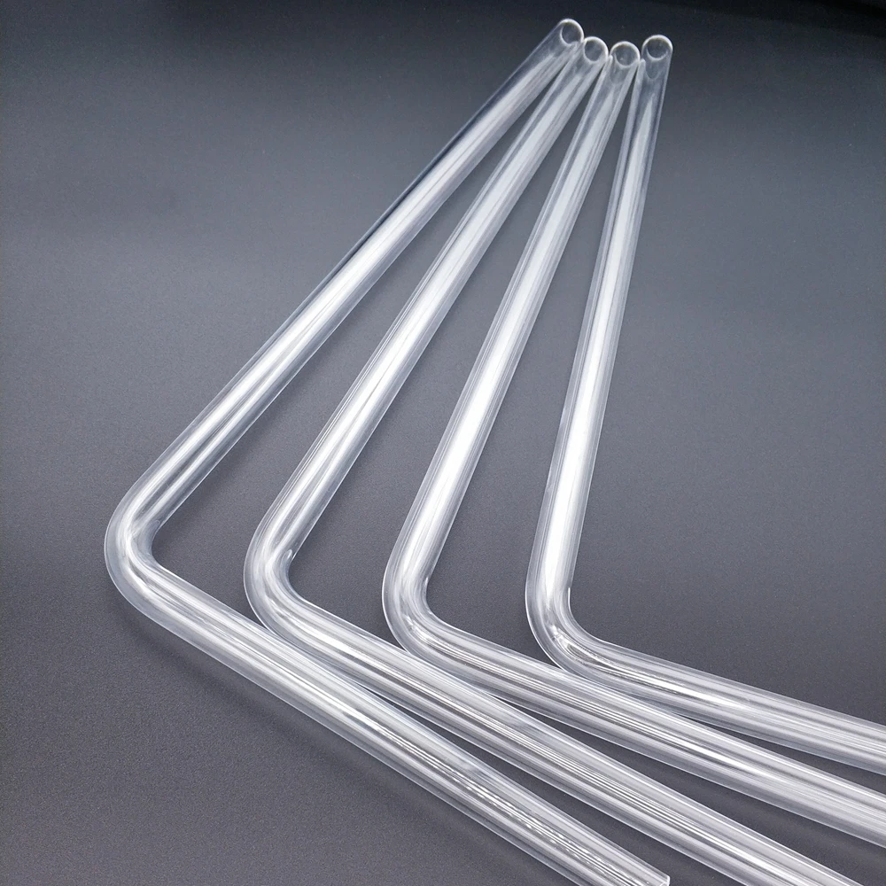 Barrow PMMA / PETG жесткая трубка (OD12mm/OD14mm OD16mm ) + толщина 2 мм 90 градусов гибкая прозрачная