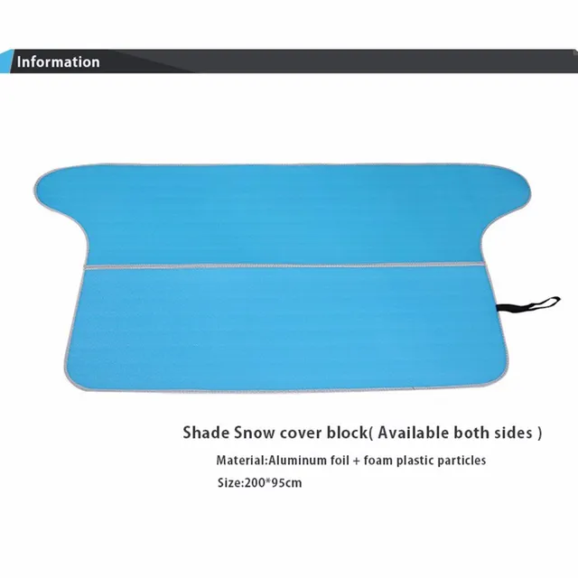 Car Windshield SunShade Snow Proof Covers Universal For Sedan SUV MPV Anti-UV Waterproof Auto Window Protector 3 Colours