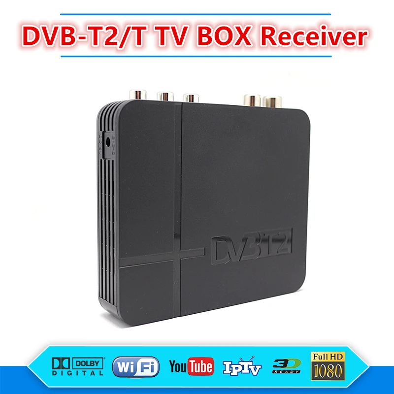 HDMI 1080P 3D DVB-T TV Box Цифровой наземный Приемник PVR DVB-T2/T H.264 MPEG-4 MPEG-2 USB2.0/CVBS RF IN/RF OUT |