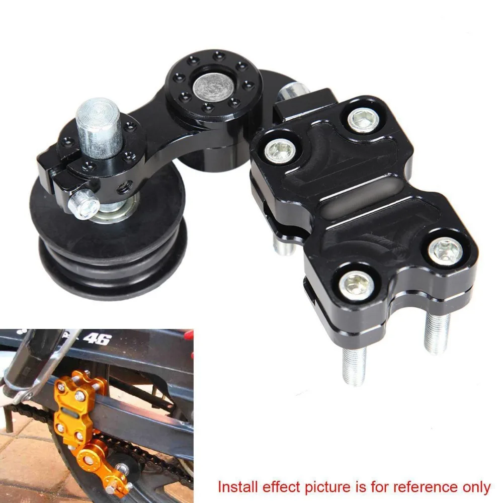 Kettenspanner Motorcycle adjust Chain Tensioner Bolt on Roller For