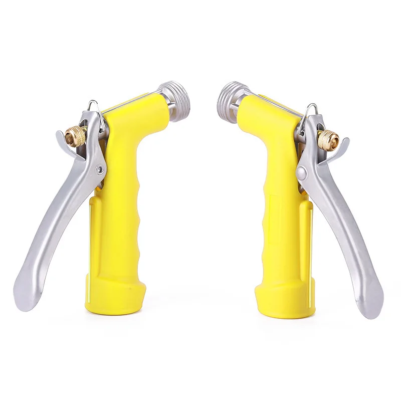 

Urijk Garden Water Power Spray Hose Nozzle Zinc Alloy Sprayer Leakproof Household Car Washing Tube Sprinkle Tools