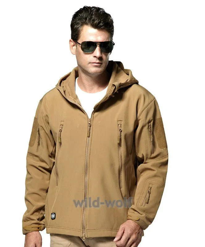 Тактическая Мужская зимняя флисовая водонепроницаемая куртка для улицы, спортивное пальто для пеших прогулок, кемпинга, походов, лыжного спорта, мужские куртки