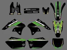 0234 Power New Style TEAM GRAPHICS&BACKGROUNDS DECALS STICKERS Kits for KX250F KXF250 2006 2007 2008