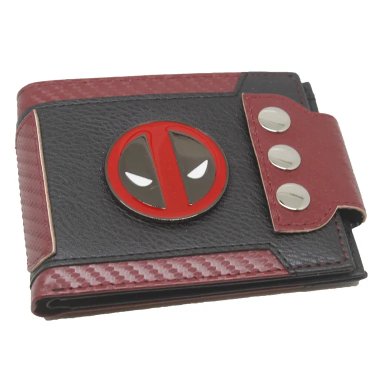 Deadpool Coin Leather Wallet Purse Bi-Fold Gift NEW