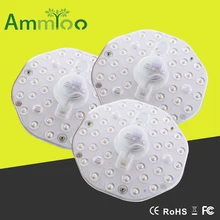 Светодиодный потолочный ламповый модуль AC220V 230 V 240 V 12 Вт, 18 Вт, 24 Вт, 2835 Светодиодный свет заменить потолочный светильник источник удобно Установка