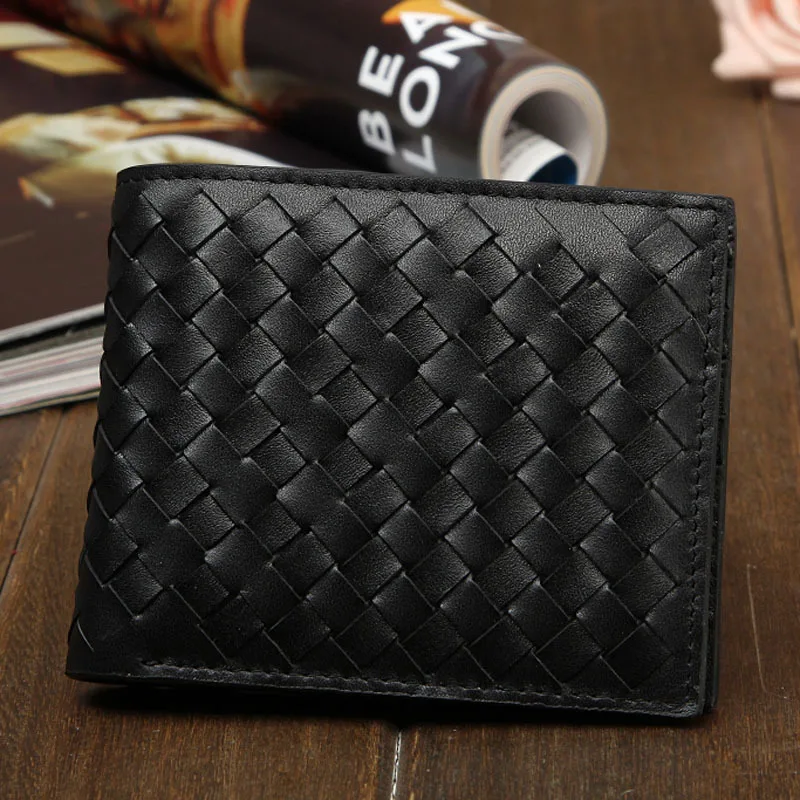 

2015 New Arrival Men leather wallets Luxury first layer cowskin fashion designer male Black luxury purses 3P813B free shipping