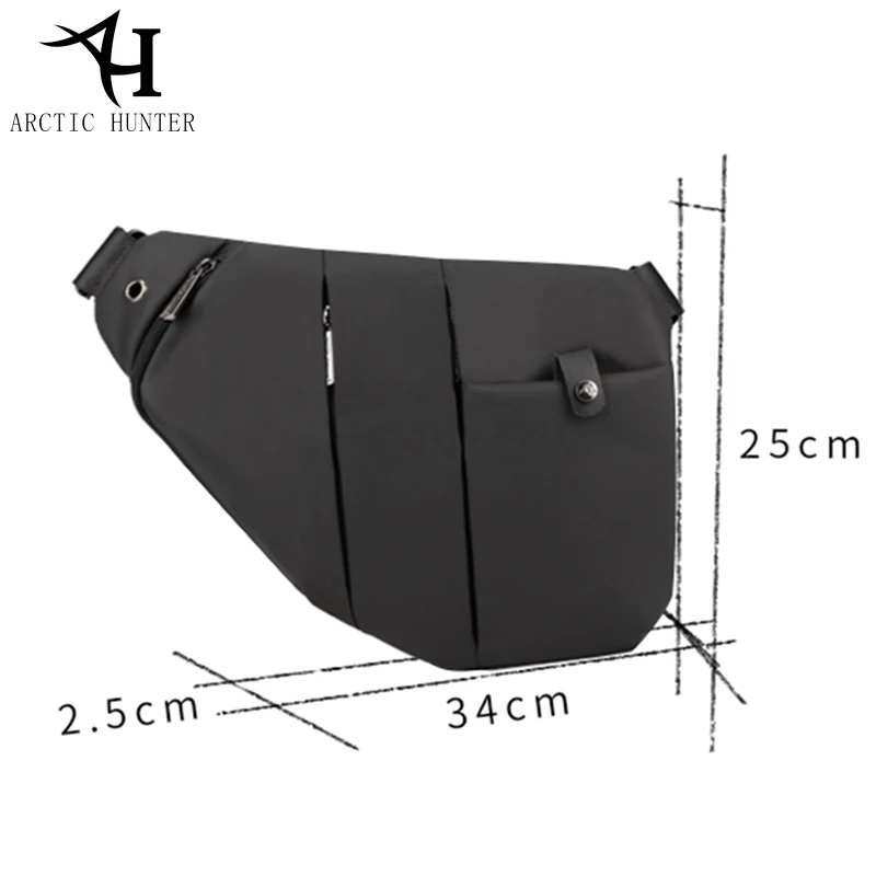 Бренд ARCTIC HUNTER новый дизайн сумки через плечо для мужчин дорожная модная мужская
