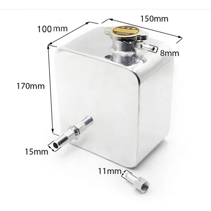 

1 Set Container Water Tank Expansion Screw Accessories Aluminum Overflow Bottles Water Tank