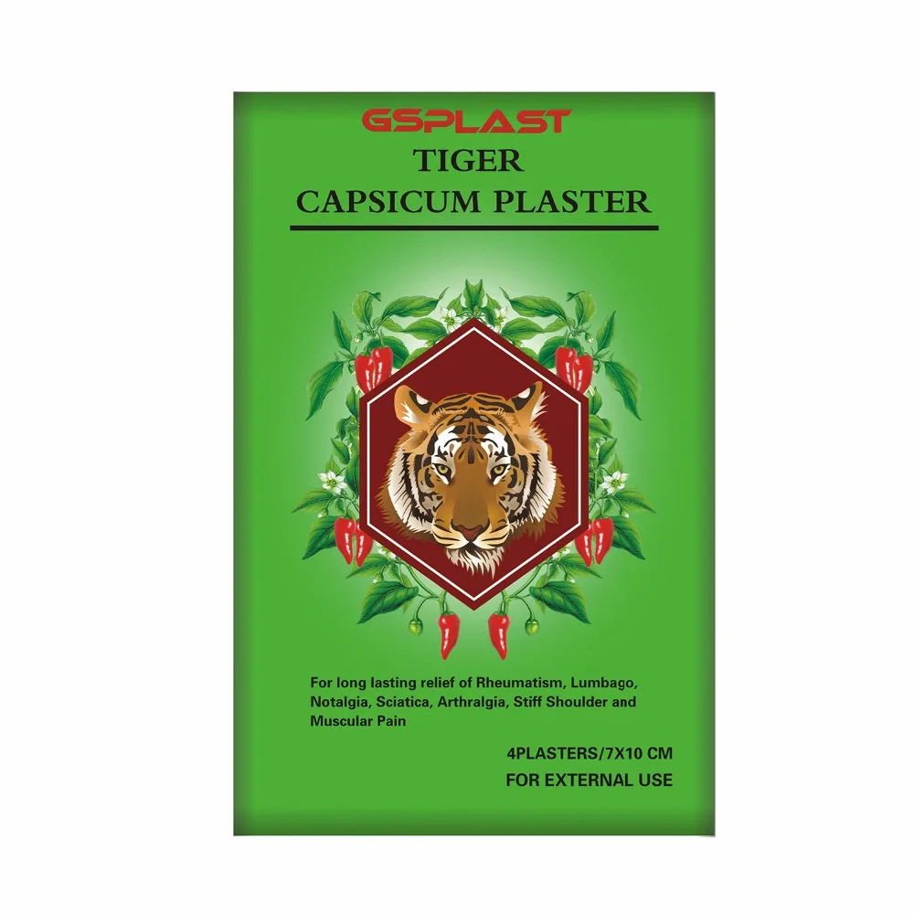 

8pcs=2 bags Capsicum Plaster Suppliers Medical Tiger Plaster Pain Relief Tiger Balm Plaster
