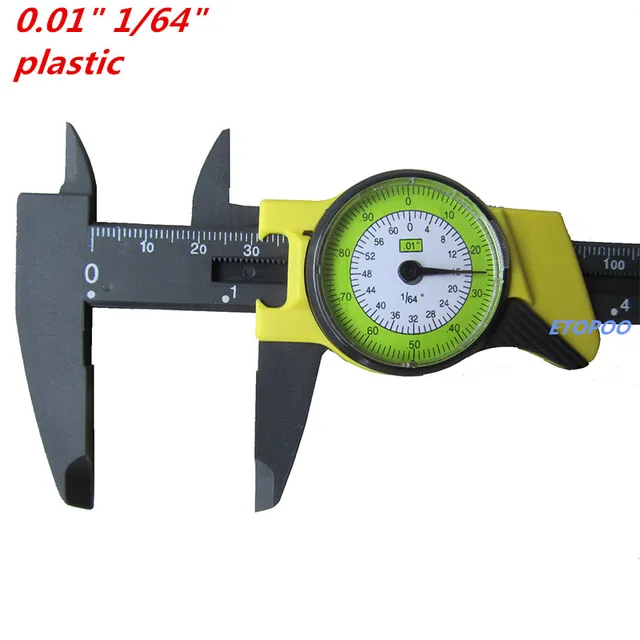plastic inch size