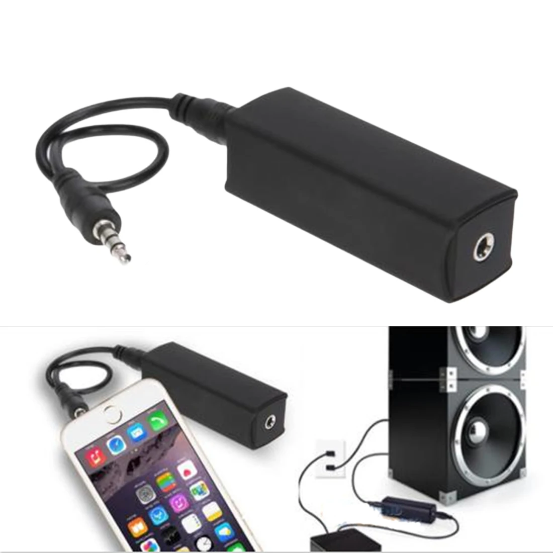 Buy centechia Black Ground Loop Noise Isolator for Car