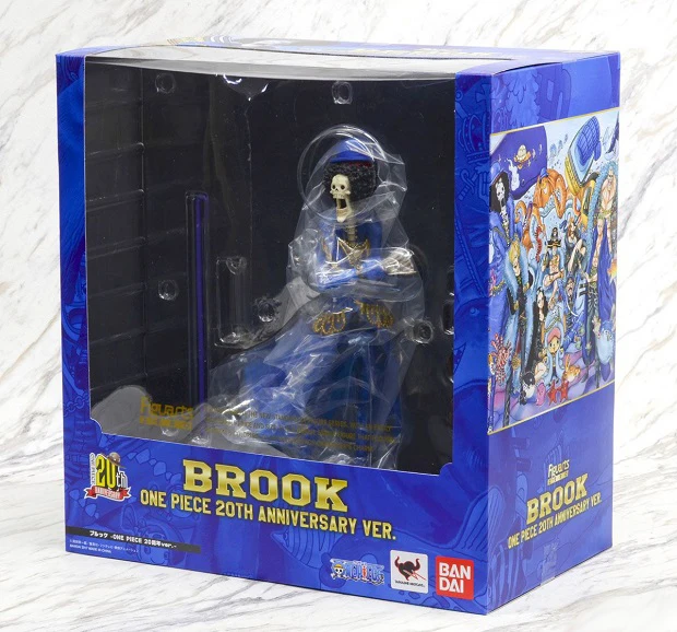 100% Оригинальные BANDAI Tamashii Наций Figuarts нулевой Коллекция Рисунок-Брук-ONE PIECE 20th Юбилей ver. -от "ONE PIECE"