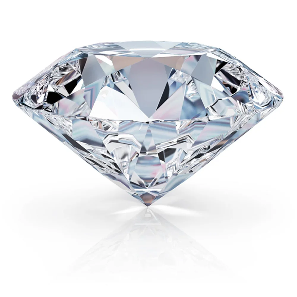 

RINYIN Loose Gemstone 3.0ct Diamond White D Color VVS1 Excellent Cut 3EX Round Brilliant Moissanite with Certificate