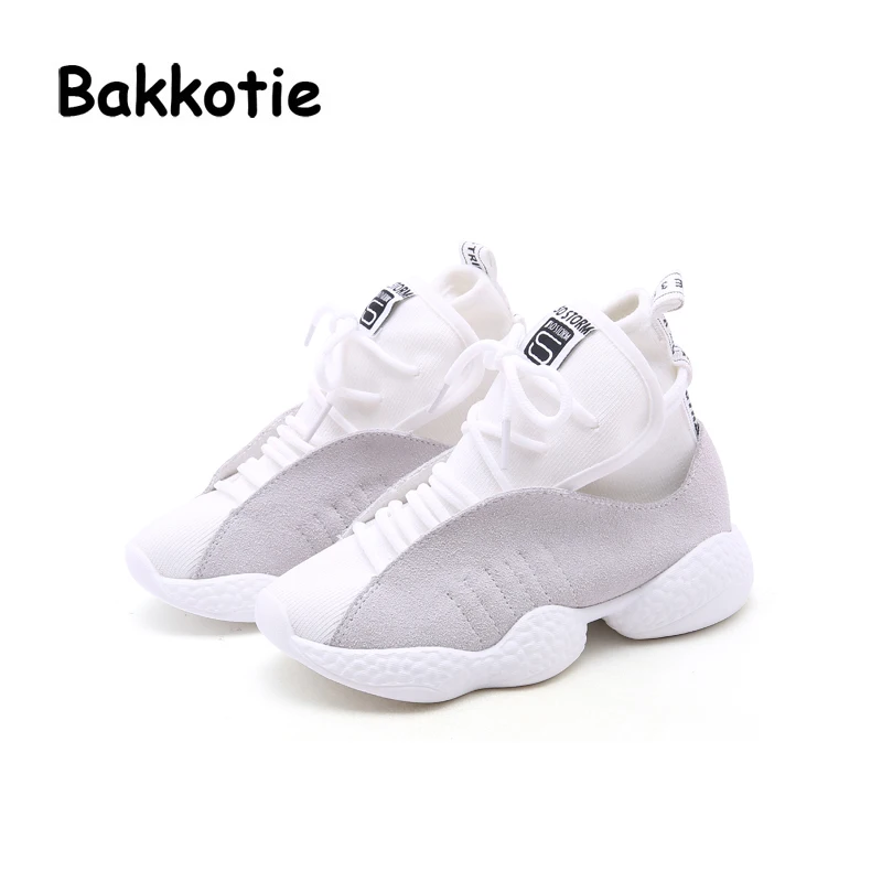 

Bakkotie 2018 Autumn Kid Casual Sneakers Children Sport Pu Leather Shoes Baby Boy Soft Black Ankle Shoes Girl Brand Trainer
