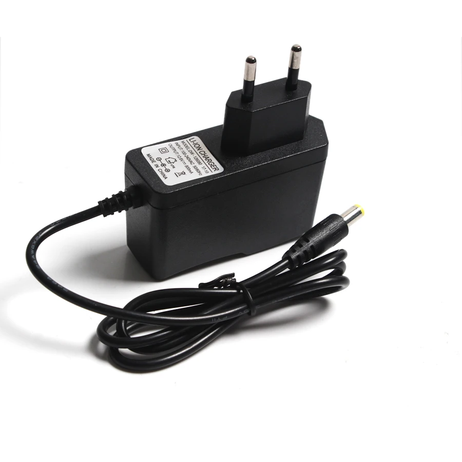4.2/8.4/14.6/16.8/12.6V 1A prise ue chargeur de batterie au Lithium chargeur adaptateur secteur chargeur avec fil conducteur DC 5.5*2.1MM_voghion.com