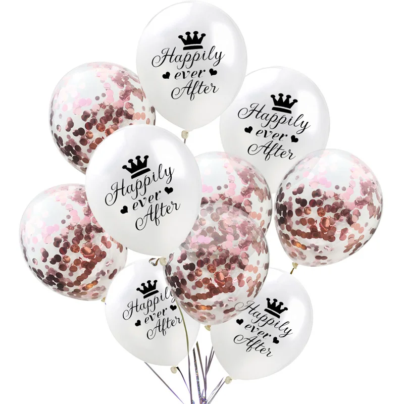 10 шт Baby Shower Happy Ever After латексные украшения из воздушных шаров на день рождения