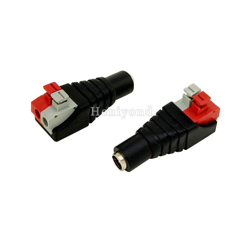 5PCS 5.5 mm x 2.1mm DC Power Female Jack Socket Female Panel Mount Push Fastening Type Cable Connector for cctv system 5PCS 5.5 mm x 2.1mm DC Power Female Jack Socket Female Panel Mount Push Fastening Type Cable Connector for cctv system