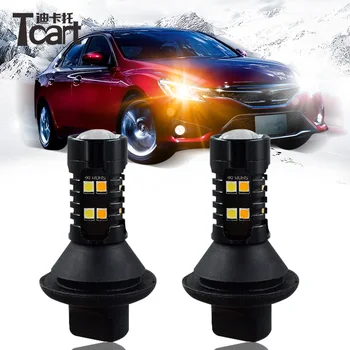

Tcart DRL Turn Signal for renault duster 30w 3030chip daytime running light & turn signal light PY21W