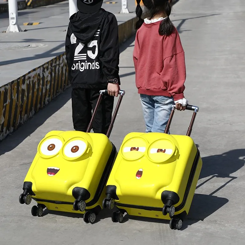  Kids Cabin Suitcase BagChild's Universal wheel Trolley casePortable Travel LuggageGift for children