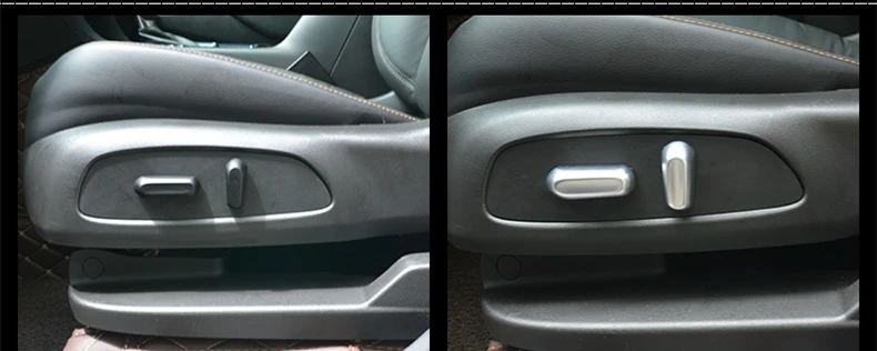Для Chevrolet Equinox 2017 2018 2019 ABS Хромированная кнопка регулировки сиденья декоративные