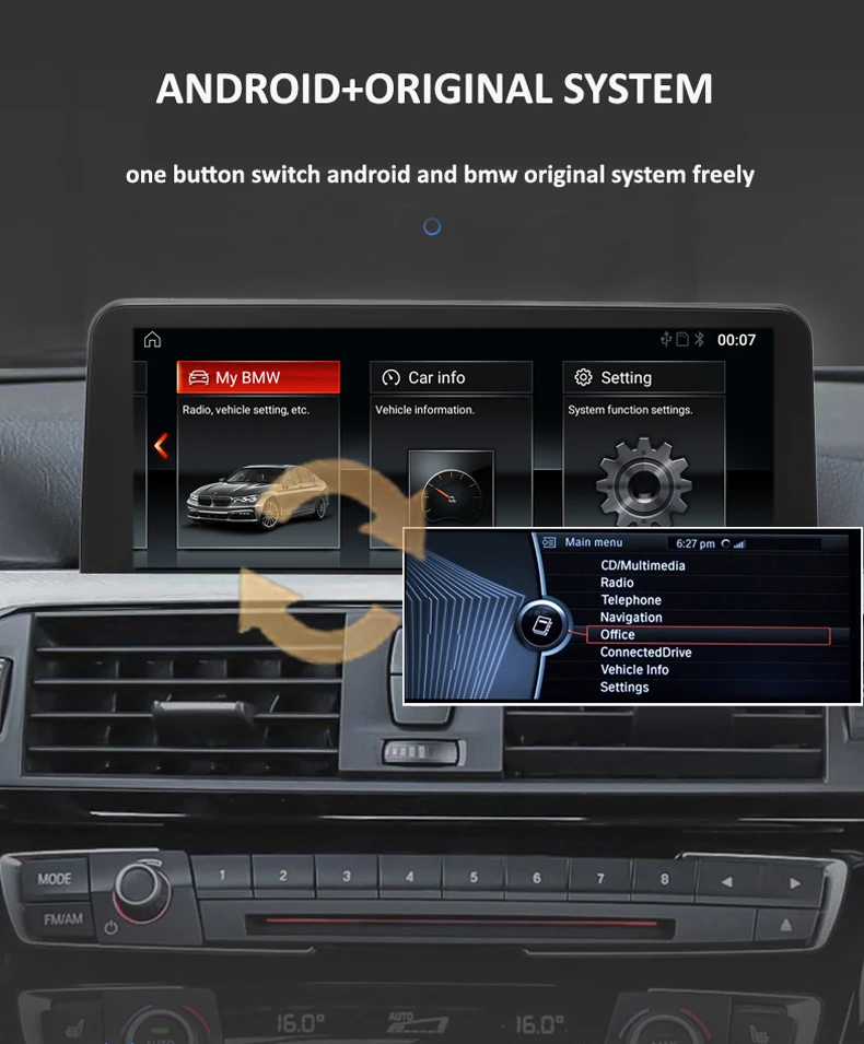 Discount COIKA 8.8" Android 9.0 System Car IPS Touch Screen Stereo For BMW F22 F23 F45 F46 F87 13-17 GPS Navi WIFI Google SWC 2+32G RAM 12