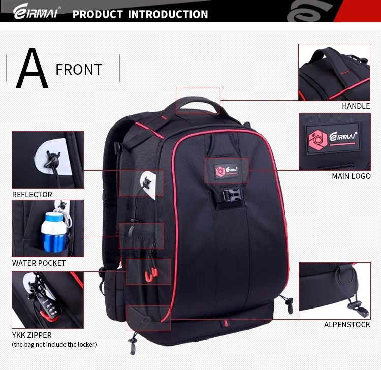 Профессиональный рюкзак для камер, ноутбуков и аксессуаров дорожная сумка