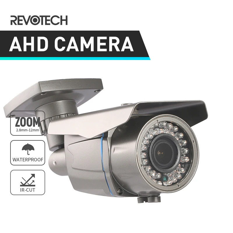 720 P/1080 P CCTV AHD камера 42 LED 2 8 12 мм зум Водонепроницаемая пуля наружная 1.0MP/2.0MP ночного