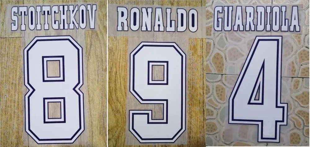 

1997-1999 RONALDO STOITCHKOV GUARDIOLA nameset patch badge