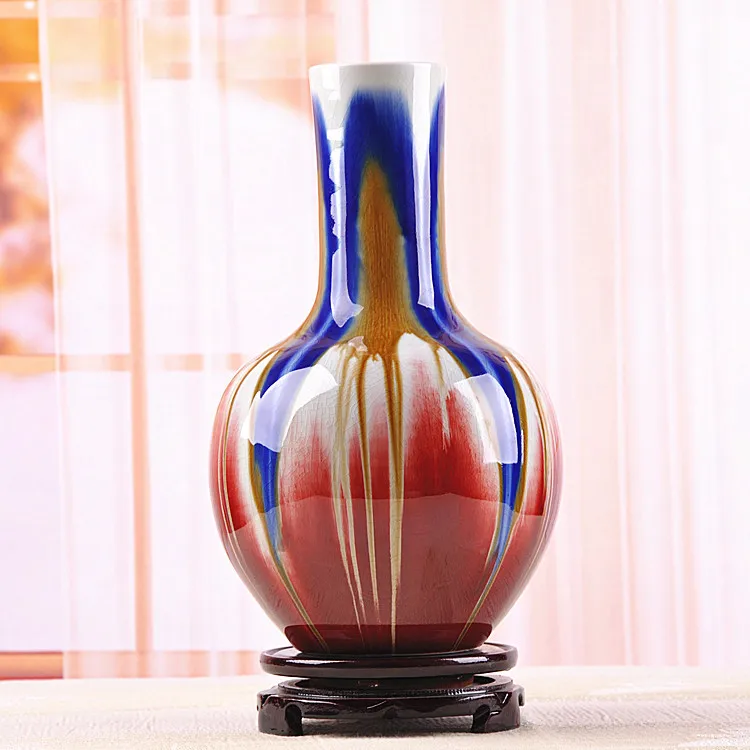 Набор керамических разноцветных ваз для цветов ручной работы Jing de zhen|vase set|flower