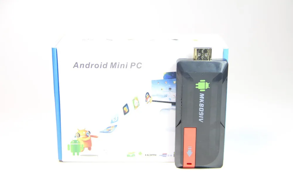 Android 5,1 MK809 Характеристическая вязкость полимера 4 ядра ТВ тонкий футляр медиаплеер Google RK3229 2 ГБ/16 ГБ WI-FI 1080 P HDMI 4 K Приставка Смарт ТВ MK809IV 4 K