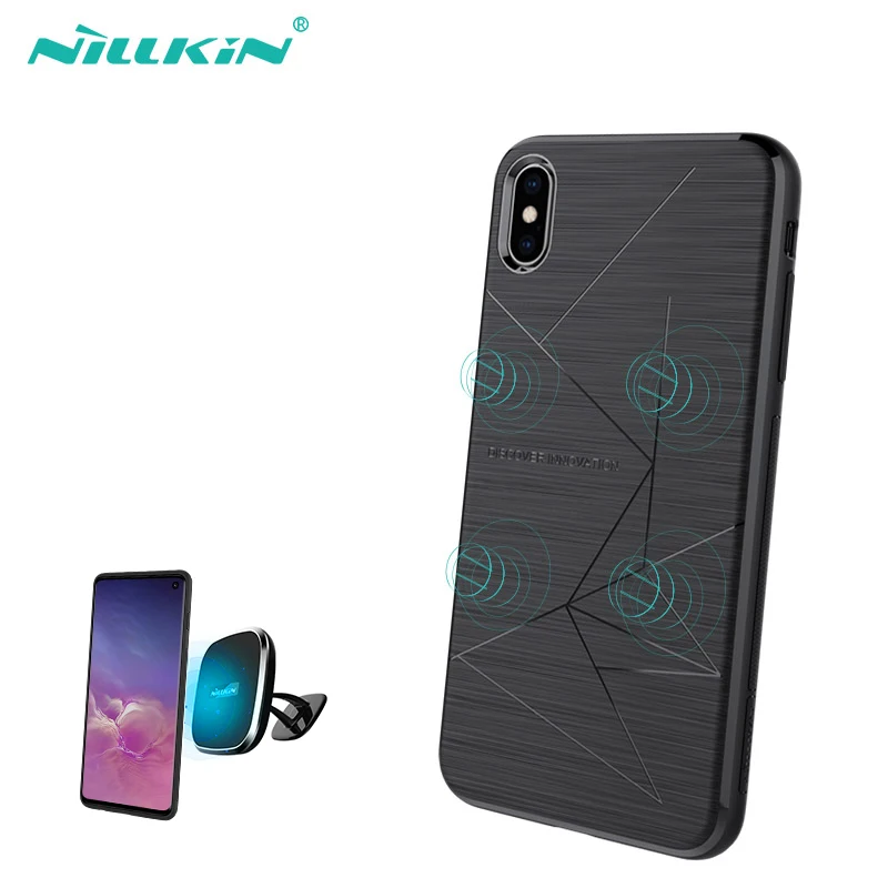 Автомобильный чехол для телефона Магнитный iPhone Xr Xs 8 X NILLKIN Samsung S9 S10 S8 Plus Note