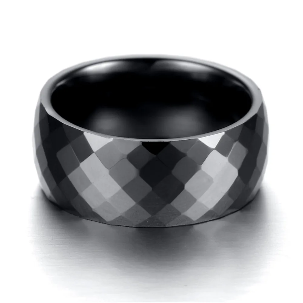 

Mens tungsten Ring, Viantage, Biker, black,KR5541