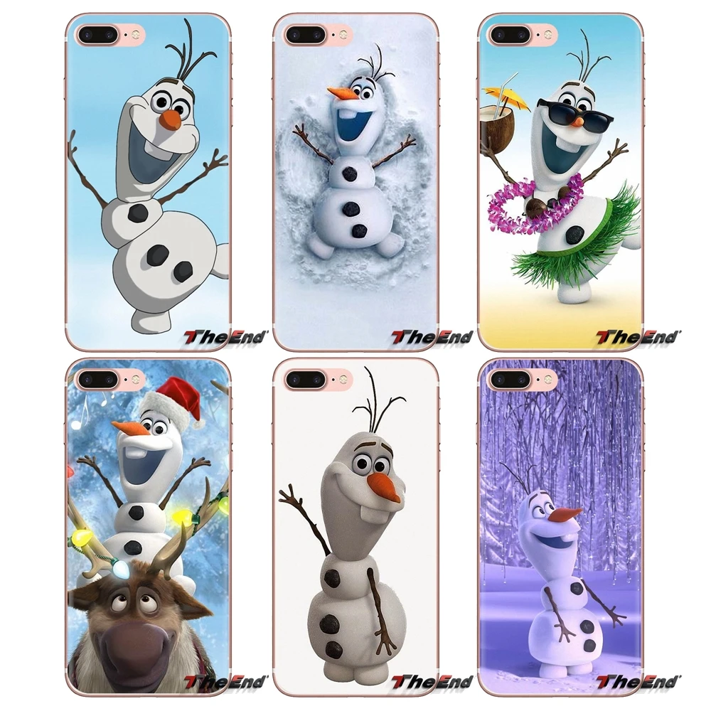 

Transparent Soft Shell Covers For Xiaomi Redmi 4A S2 Note 3 3S 4 4X 5 Plus 6 7 6A Pro Pocophone F1 Snowflakes Stars Snowman Olaf