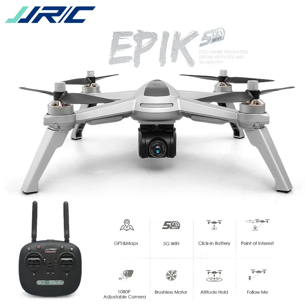 

JJRC JJRPO X5 GPS Brushless Motor Drone with 1080P WIFI FPV Camera GPS Follow Me Quadcoter VS MJX Bugs 5W Hubsan H501S 3 Battery