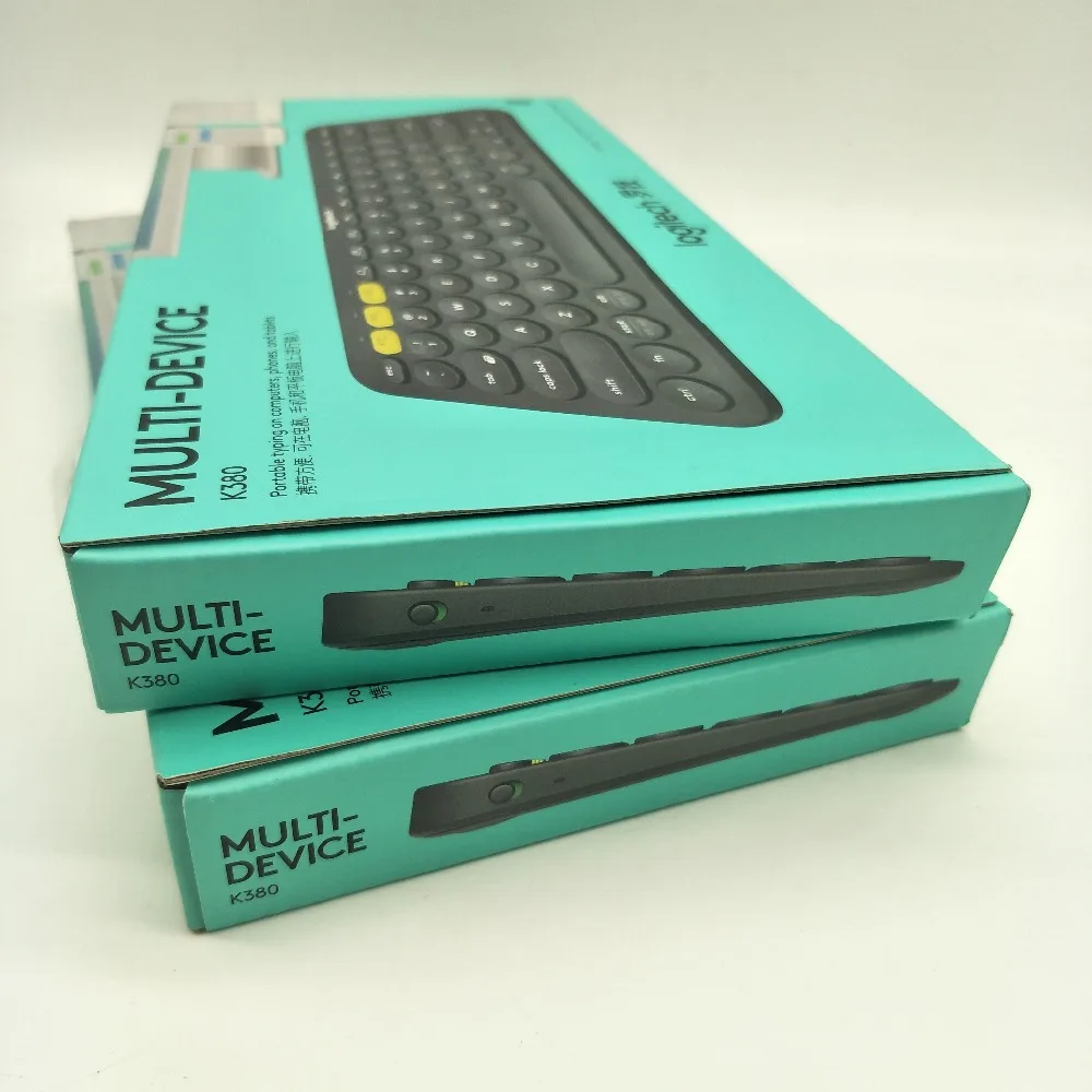 Logitech K380 Беспроводная Bluetooth клавиатура оригинальный многоцелевой светильник мини