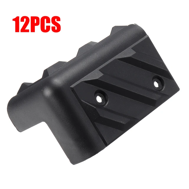 12PCS Plastic Black Speaker Corner Sound Box Protector Box