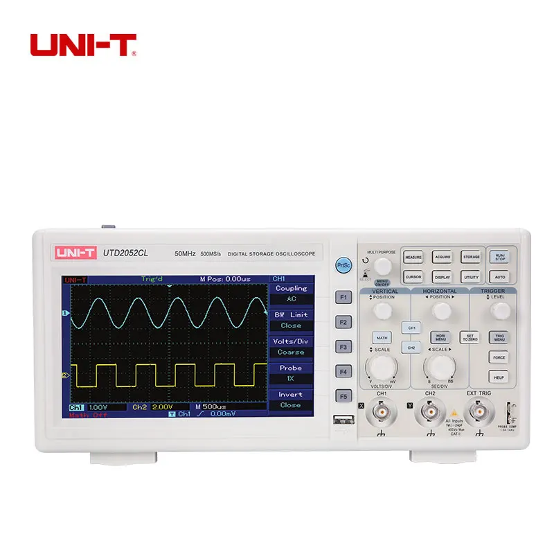 Multimeters UK TIN-YAEN Digital Storage Oscilloscope 2 Channel Handheld Full Touch Generator Recorder Multimeter 50MHz Bandwidth AC100-240V UTD2052CL Multimeters UK TIN-YAEN Digital Storage Oscilloscope 2 Channel Handheld Full Touch Generator Recorder Multimeter 50MHz Bandwidth AC100-240V UTD2052CL