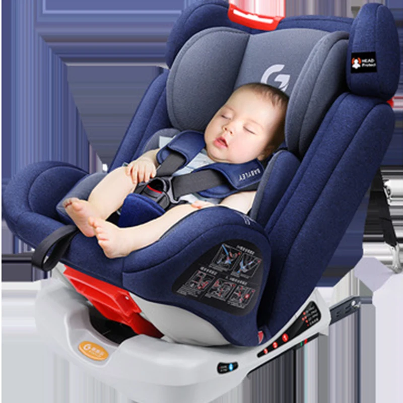 

Sitting down adjustable 0-12 child car seat Large angle comfort ISOFIX