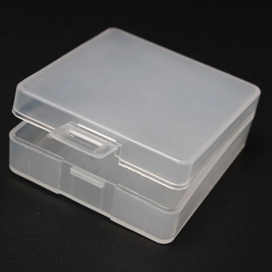 Пластиковый прозрачный контейнер для аккумуляторов 2 шт. 9 в|battery case holder|plastic battery