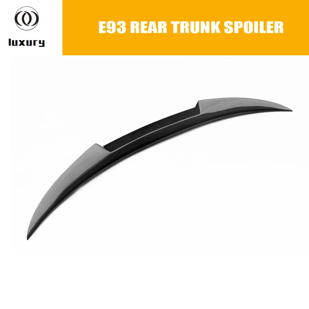 

E93 Carbon Fiber Rear Trunk Lid Boot Lip Wing Spoiler for BMW E93 Convertible 320 325 328 330 335 2005 - 2013