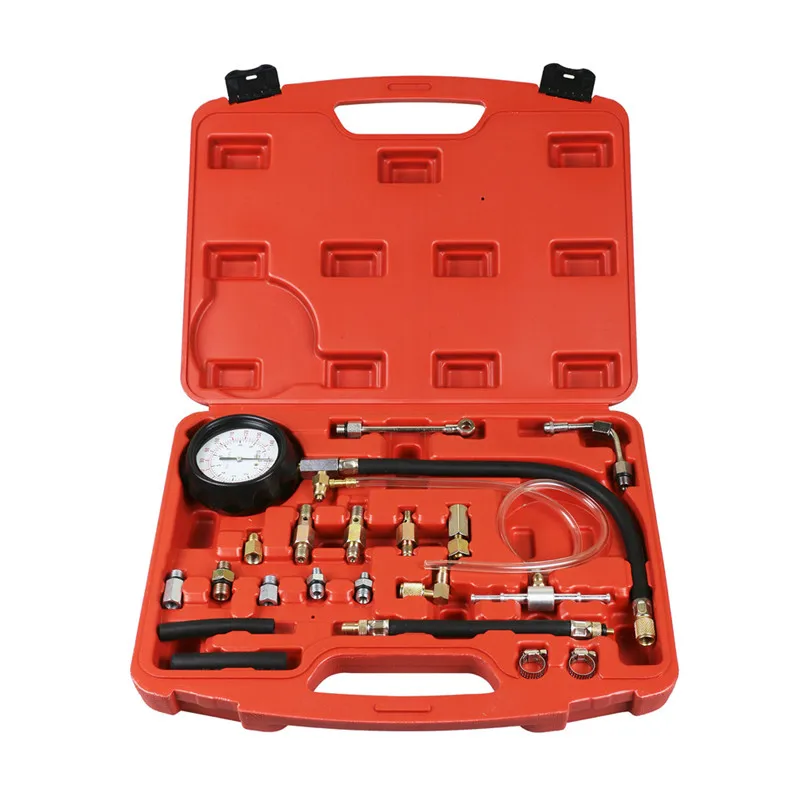 Hot 140 PSI Fuel Injection Pump Pressure Injector Tester Test Pressure Gauge Kit