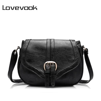 

LOVEVOOK Brand Women Messenger Bag Female Hollow Out Saddle Bag PU Fashion Ladies Shoulder Bag Women Crossbody Bags 2020