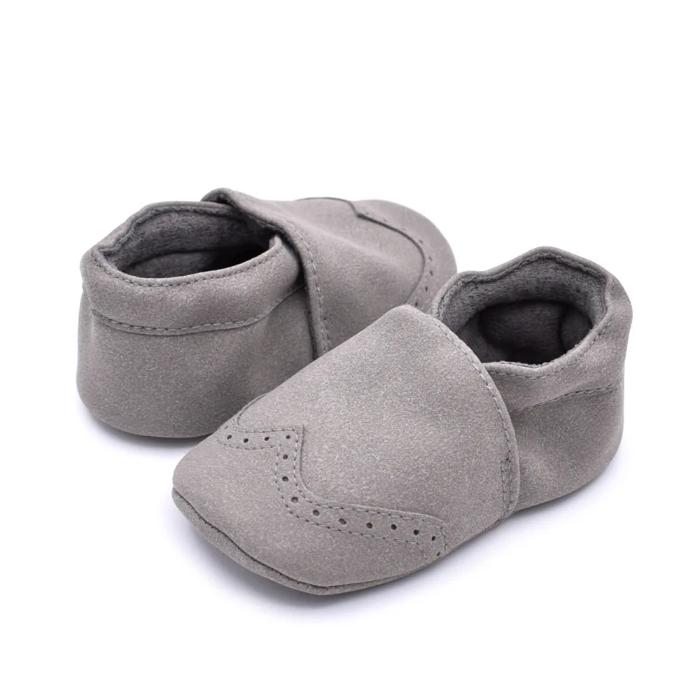 FREE SHIPPING! Schoenen Jongensschoenen Loafers & Instappers Infant Baby Boys Deck Shoes Faux-Leather Soft Sole Solid Color Lace Up First Walker Crib Shoes 