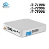 Мини-ПК HLY Core i7 7500U i5 7200U 4200U Windows 10 4K UHD кулер, игровой мини-компьютер HDMI Wifi 2,5 дюйма SATA HDD Мини ПК ► Фото 1/6