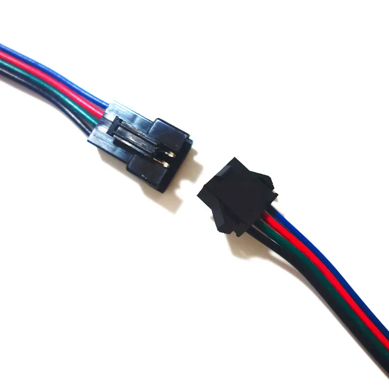 100 см 200 500 3Pin 4Pin кабель удлинитель для 22AWG JST SM провод Папа мама соединительный с