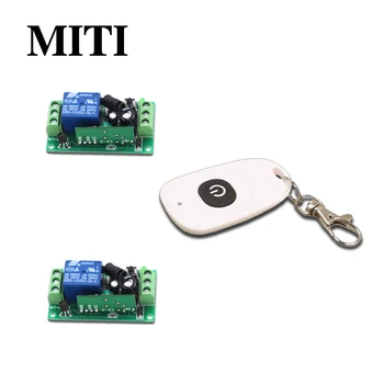 

New Style MITI DC9V12V24V 1CH Wireless Remote Control Switch for Guard Door/Window/Curtain 1Transmitter & 2Receiver