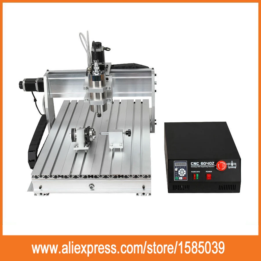 CNC 6040 4 осевой 1500 Вт фрезерный станок с ЧПУ гравер двойным шпинделем для дерева
