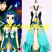 2016 Halloween Newest Cosplay Costome Fairy Tail Wendy Marvell Dress Costume Cos-Costume Made In Any Size