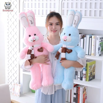 

BOLAFYNIA Sleeping pillow rabbit children plush stuffed toy baby kids toy for Christmas birthday gift